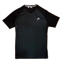 CAMISETA HEAD SMU ALPHA NEGRO